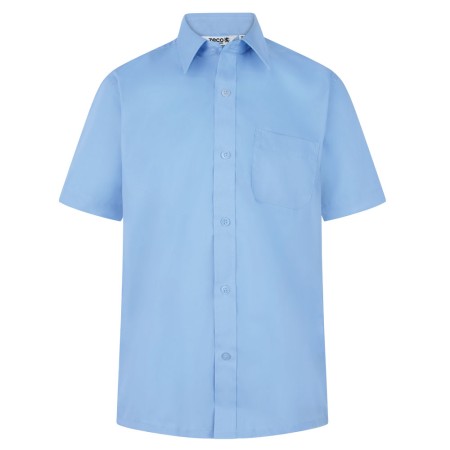 year 11 blue short sleeved shirt (twinpack)